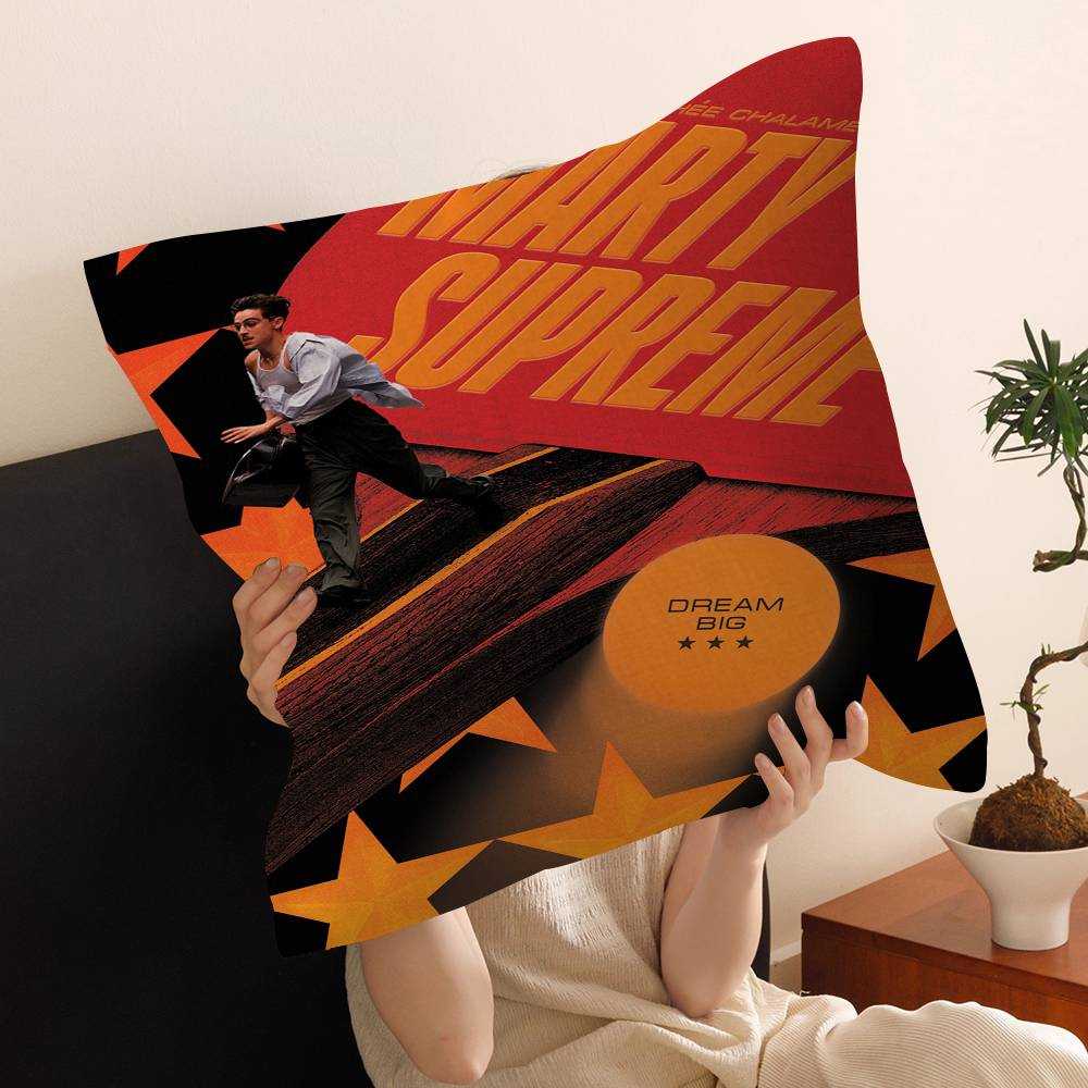 Movie M-Marty Supreme Pillow Gifts Home Office Furnishings Bedroom Sofa Car Cushion Cover Case 45X45Cm