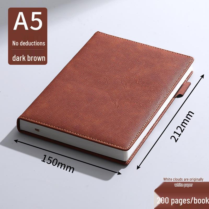 A5 Custom Logo Thickened Business Notebook Gift Set with Diary