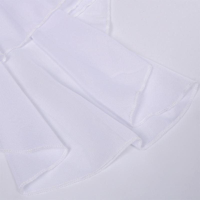 Viktorianischer Kolonial-Jabot, falscher Kragen, mittelalterliches Steampunk-Kostüm, abnehmbarer weißer Kragen mit Rüschen, viktorianische Krawatte