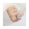 "Retro Digital LED Ring Watch Calendar Stopwatch Waterproof Silver Fashion Accessory Unisex"