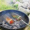 1PCS Rolling Grilling Basket Stainless Steel BBQ Basket Outdoor Camping French Fries Fish Portable And Easy To Clean