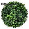 Fake Boxwood Spheres Artificial Plant Topiary Balls, Faux Topiaries Spheres, Weatherproof Greenery Grass Balls for Patio Garden Wedding Home
