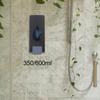 Manual Soap Dispenser Wall Mounted Soap Dispenser, Commercial Hand Dispenser for Bathroom, Kitchen, Hotel