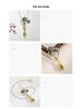 Exaggerated Floral Vase Pendant Necklace with Alloy Collarbone Chain