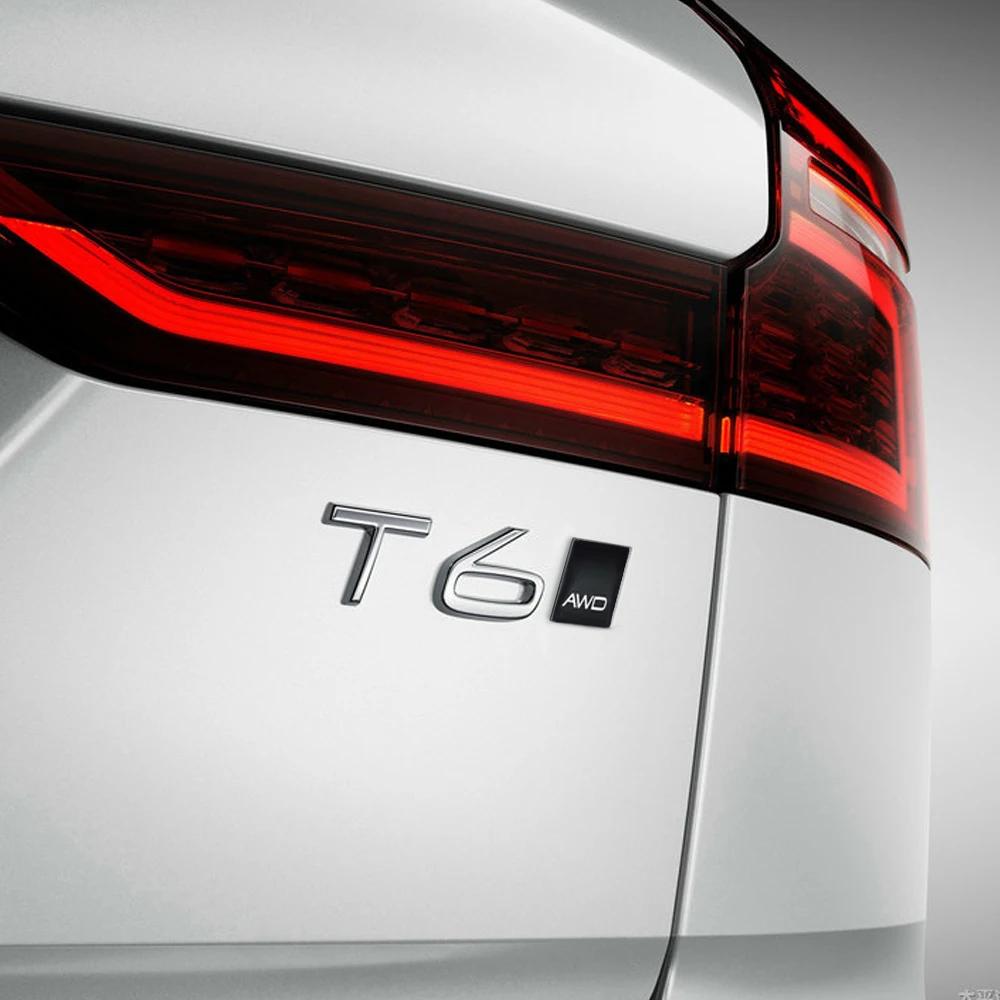 Car Trunk Logo Sticker Decoration Accessories For Volvo Rdesign Polestar AWD V50 S60 XC60 S40 XC40 XC90 V60 S80 S90 V90 V70 T6