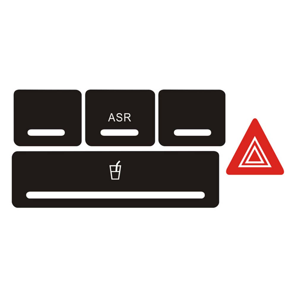 Zubehör Knopf Reparatur Aufkleber Aufkleber Anti-Kratzer Autoteile