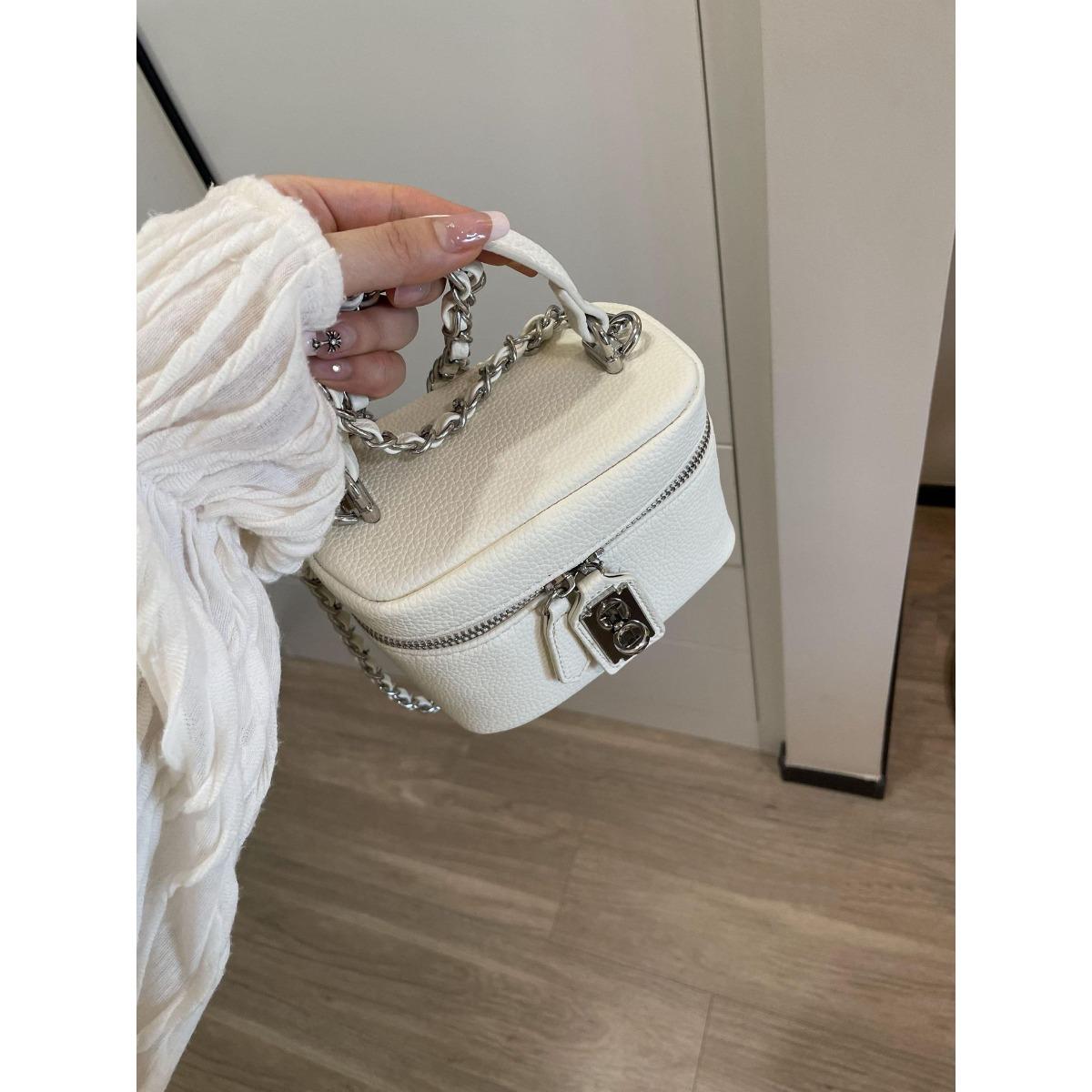 Yiran Furniture Exquise Kleine Geur Ketting Mobiele Telefoontas voor Dames Nieuwe High-end Lock Box Tas Enkele Schouder Crossbody Tas Handtas