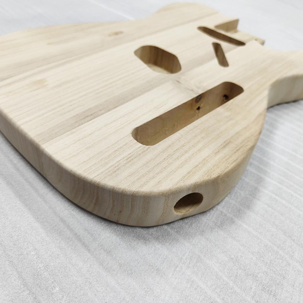 TL-2 Electric Guitar Body Made of Paulownia Wood Electric Guitar Body Unfinished Body Suitable for DIY Customization, Painting, and Spray Painting