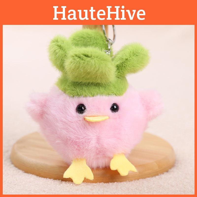 Plush Bird Garlic Doll Keychain With Sound Design For Gift And Use Personal