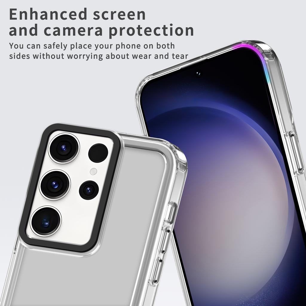For Samsung Galaxy S24 Ultra Case Crystal Slim Air Buffer PC+TPU Phone Cover