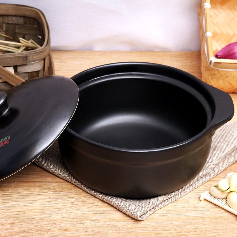 High-Temperature Resistant Clay Pot for Dry-Frying, Rice Noodles, Mala Tang, Porridge, and Commercial Soup.