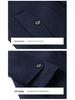 Men's Double Collar Woolen Coat: Autumn/Winter Business Style for Middle-Aged Men
