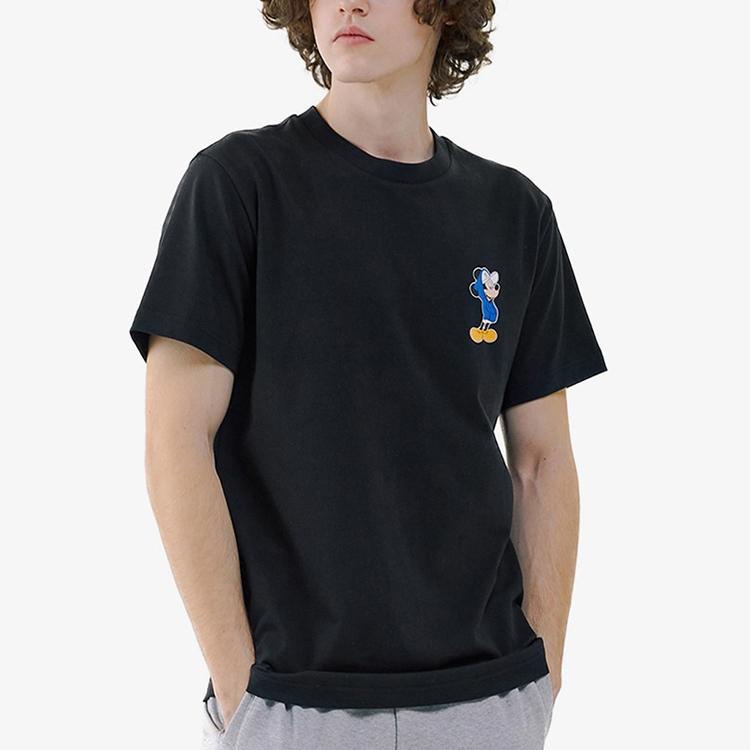 New MLB X Disney New York Yankees T Shirt Unisex Black 31TSK2031-50L