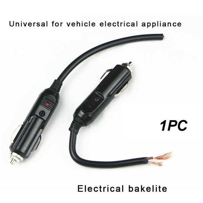 Universal Automotive Electric Appliances Cigarette Lighter Plug With Indicator Light Car Accessories Connector Adapt 10A 12V 24V