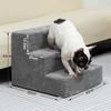 Pet Ladder for Dogs - Five-Layer Striped Sofa & Bed Steps with Sponge, Right Angle Design