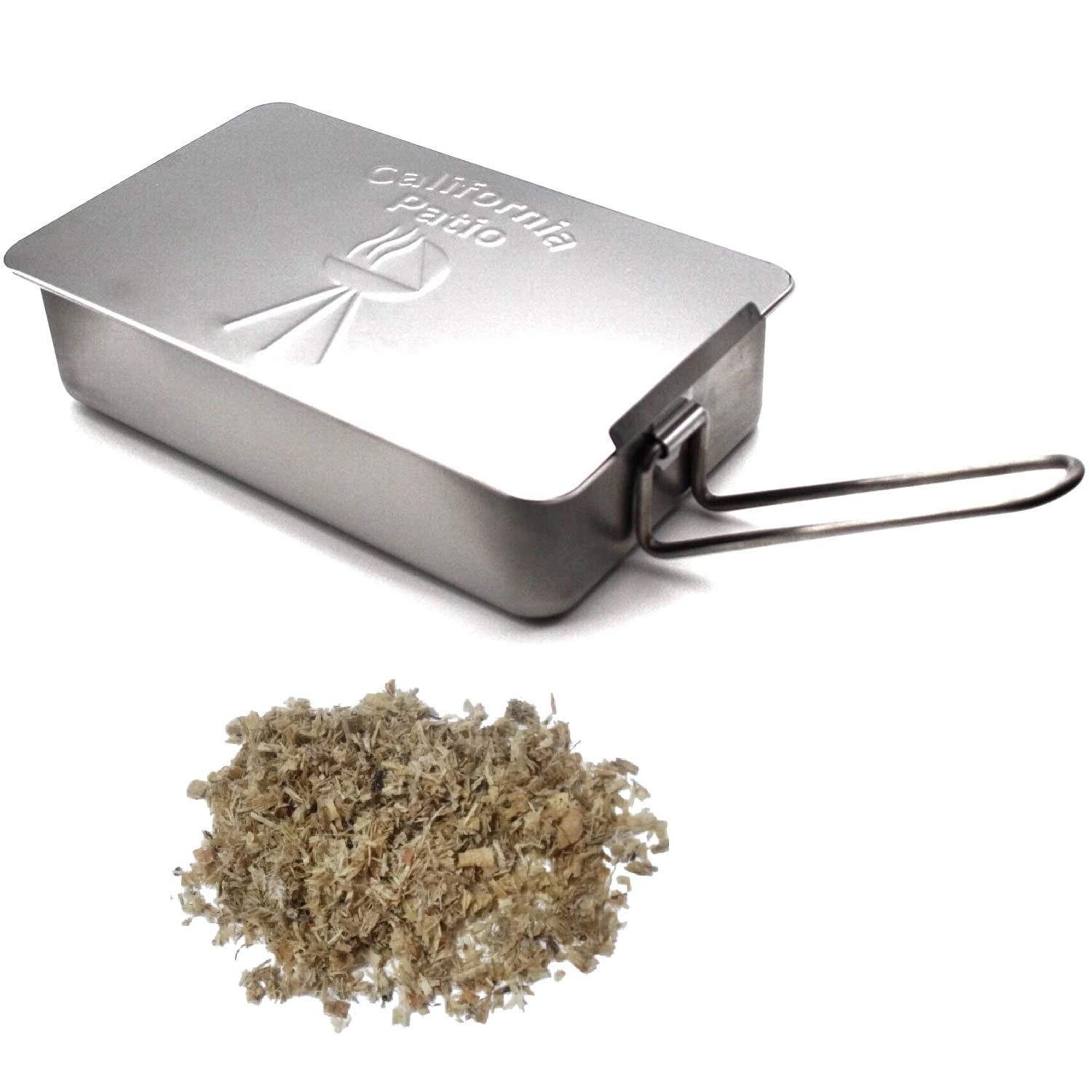 

Handy Stainless Steel Smoker with 300g Starter Wood Chips & Japanese Recipe - Cooking Utensil, Smoke Camping Gear, Glamping, Garden BBQ