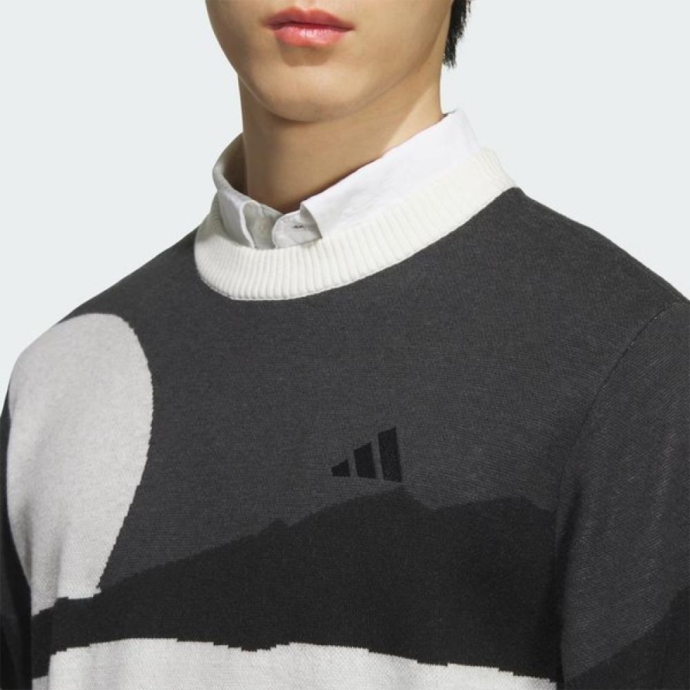 Adidas 25fw Men S Graphic Sweater Long Sleeve Jm2933