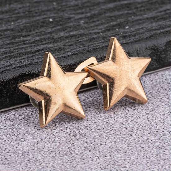 Reusable Jean Button Star Pants Waist Tightener Pin, Adjuster Buckle for Instant Jeans Dresses Skirts, No Sewing Clothing Decoration Accessories