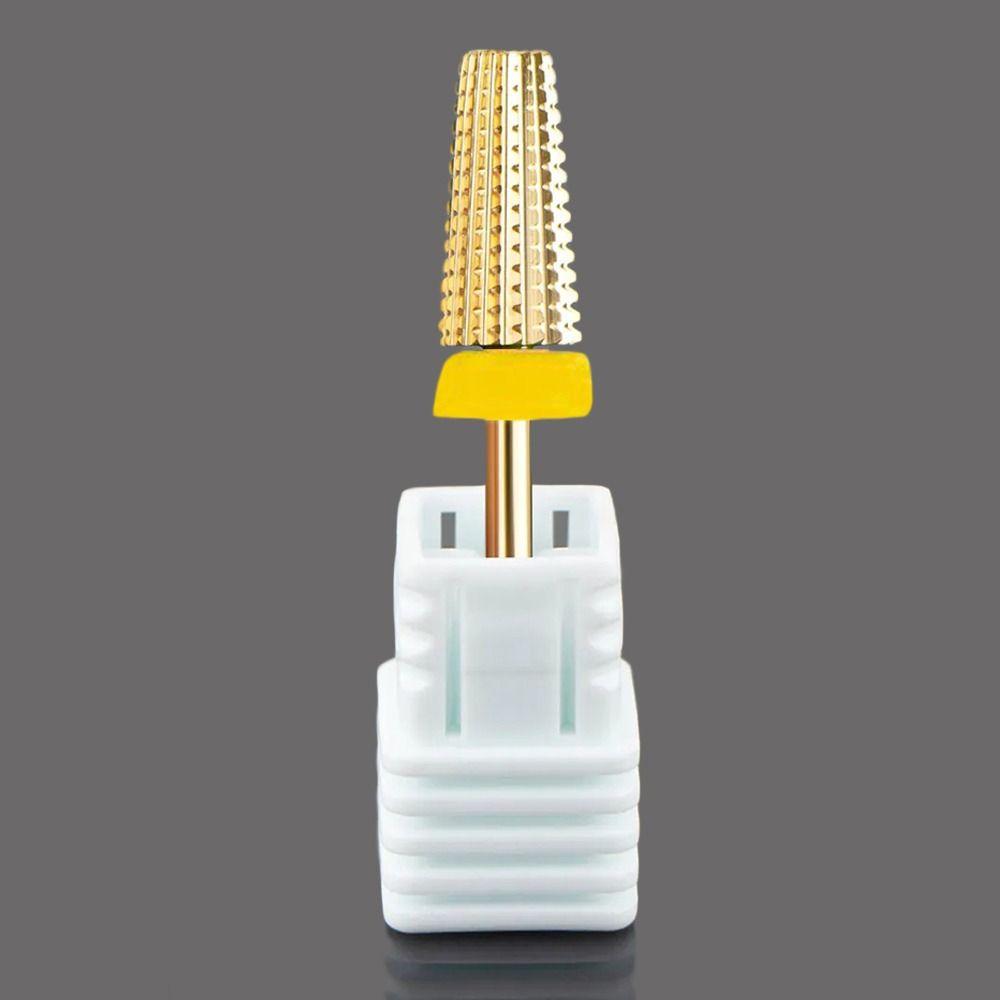 

Очистка кутикулы, фреза из вольфрамовой стали, удаление лака для ногтей, косметическая пилочка для ногтей XF Yellow circle