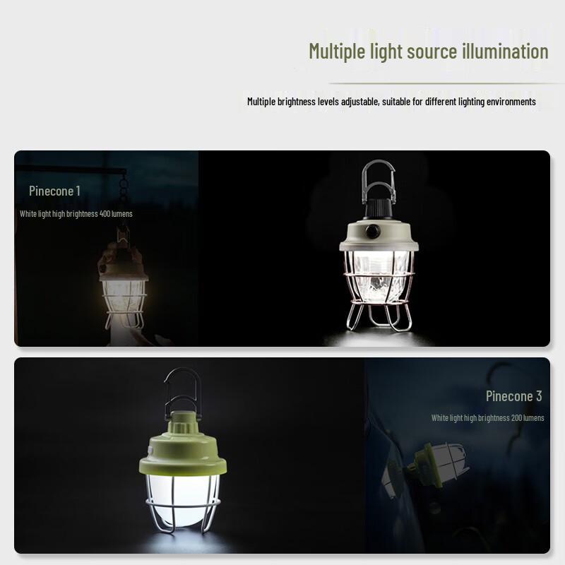 Sanlida Pinecone Rechargeable LED Camping Lantern