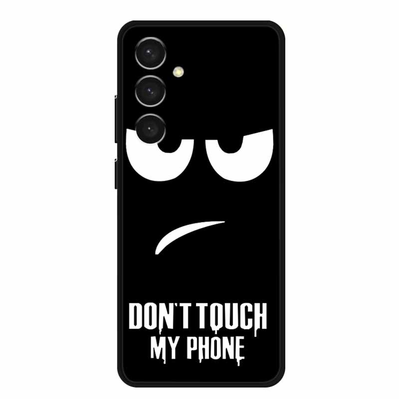 For Samsung S24 Plus Phone Case S24Plus Black Silicone Soft Back Cover Case For Samsung Galaxy S24 Plus Case S 24 Plus Funda Bag