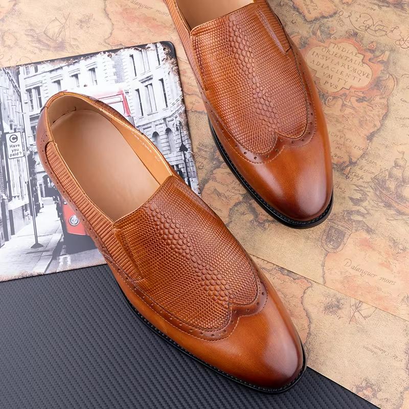 Modne oddychające męskie mokasyny biurowe outdoor codzienne łatwe w noszeniu obuwie dla mężczyzn modny design ręcznie robione buty wizytowe nowe trendy style