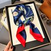 Silk scarf women's neck new scarf with coat 70 small square scarf scarf mother high-end scarf
