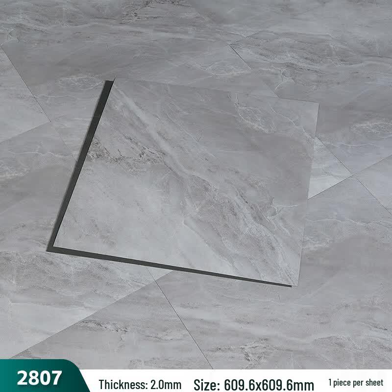 HENG MEI Self-Adhesive PVC Stone Pattern Floor Tiles