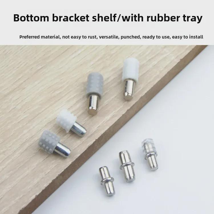 Transparent Movable Wardrobe Panel Bracket for Glass or Wooden Partition