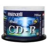 Maxell CD-R 52x 700MB Κενά Εγγράψιμα Δισκάκια - Συσκευασία 50 Δισκιών (Spindle)