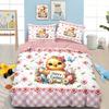 3pcs King Easter Cartoon Chicken Print Pattern Theme Duvet Cover Set, Queen, King, Double Bed, for Home,Hotel, Gift for Girl