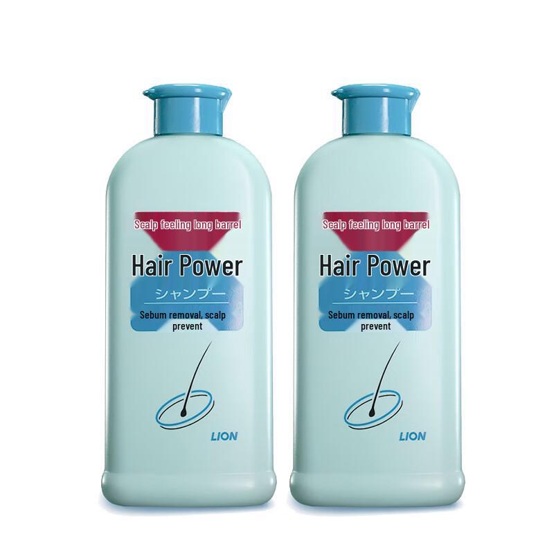 Lion Hair Force Scalp Care Shampoo, Oil Control & Anti-Dandruff (2 x 200ml)