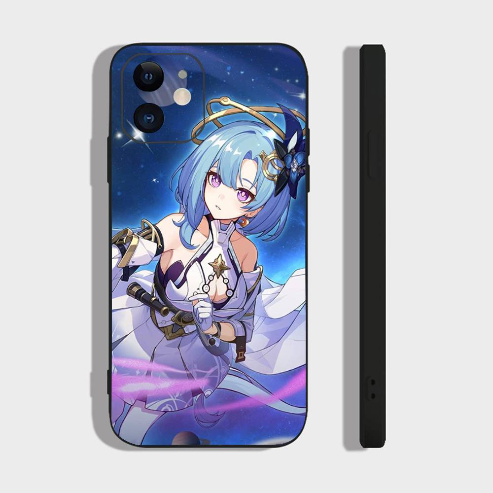 Griseo Animated Game H-Honkai Impact 3rd Phone Case For IPhone 17 Air 16 15 14 13 Pro Max 11 12 Black Silicone Cover