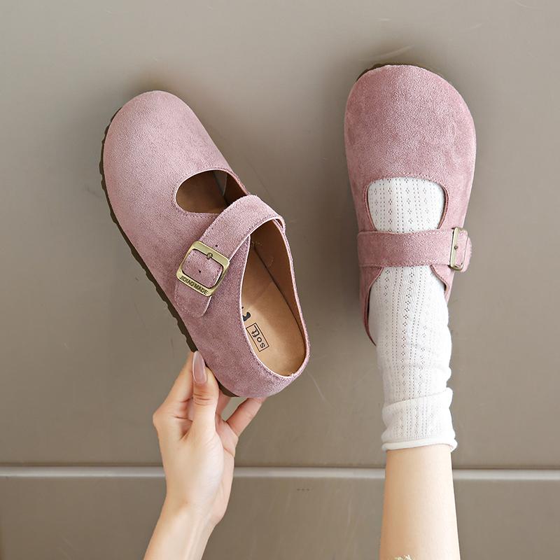 Fashion Fashion Yellow Women's Single Shoes Comfortable Soft Woman Slippers Casual Flat Sandals Women Round Toe Shoes zapatos de mujer