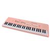 54 Key Keyboard Piano Smoothly Plastic Keyboard Piano Portable Dual Power Supply System Electric Piano Keyboard with Microphone for Kids