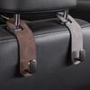 1pc Universal Auto Seat Headrest Hook Fur Zinc Alloy Car Storage Hanger Car Auto.