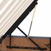 Storage Bed with Mattress Dark Gray 160 x 200 cm Velvet