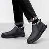 FashionGenuine Leather Ankle Boots for Mens High Quality New Winter Boots British Style Classic Suede Boots Non-slip Men's Casual Shoes