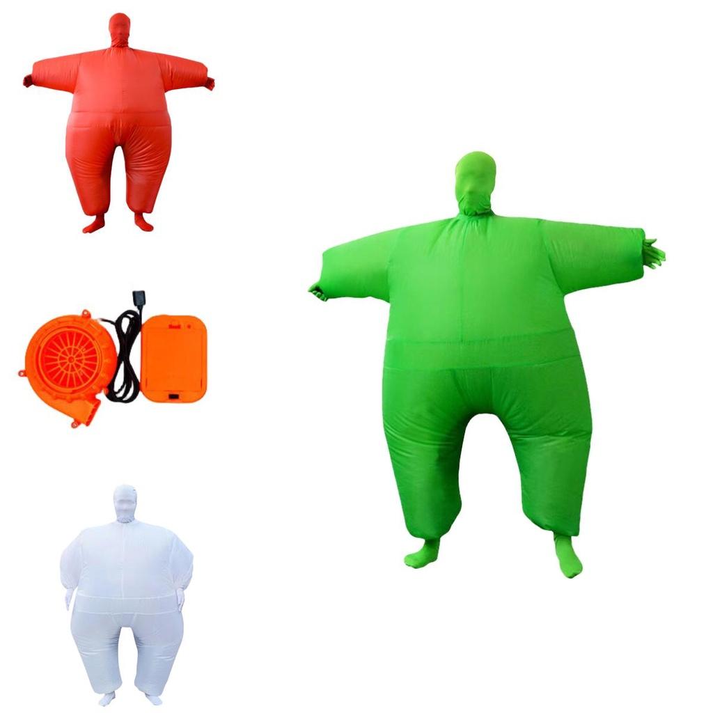 Cosplay Halloween Party Costume Fat Ninja Sumo Costume With Inflatable White Salmon Image
