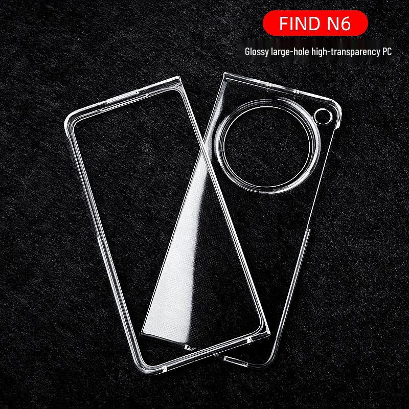 Magnetic Anti-Drop Transparent Case for OPPO Find N6 Foldable