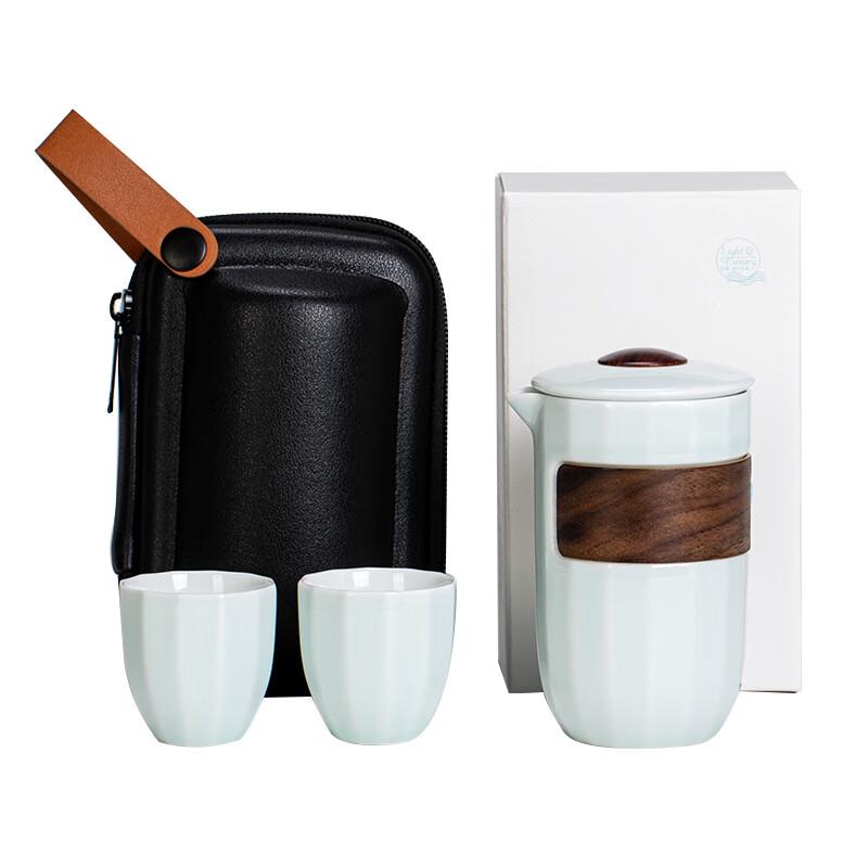 

AQ Portable Ceramic Tea Set (1 Pot, 2 Cups)