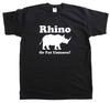 Nashorn oder dickes Einhorn Neues Herren Unisex Passform Lustiges Baumwoll-T-Shirt