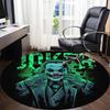 1pc Joker Clown Office Round Area Rug, Under Office Chairs Bedroom Living Room Home Decor, Room Deco, Available in Various Sizes081