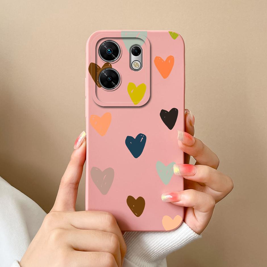 For Infinix Zero 30 4G 5G Case Cute Dinosaur Leopard Print Pattern Liquid Silicone Protective Back Cover For InfinixZero30 Funda