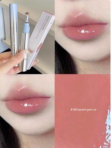 Judydoll JudydoLL Ice Drill Essence Lip Gloss Lip Mirror Water Light Nude Color Series Fall and Winter Ice Iron Lipstick Lip Glaze