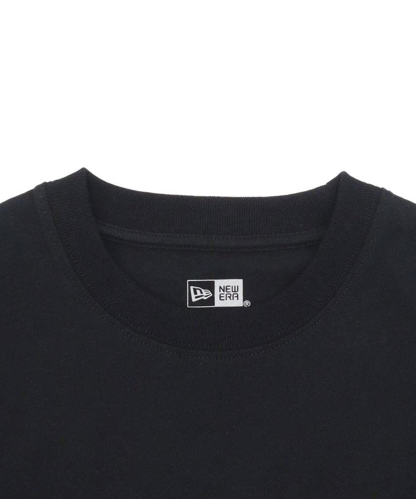 New Era Kids with Paisley Back Size 140 LS CT TEE PAISLEY Long-Sleeve T-Shirt Print, Black, (YTH BLK)