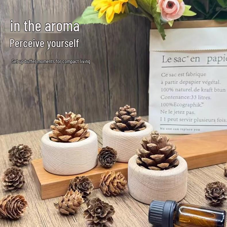 Pine Cone Flameless Diffuser for Bedroom – Newcomer Discount Available