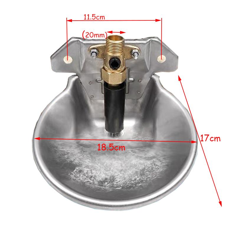 Automatic Goat Sheep Water Drinker Bowl Dog Feeding Trough Animals Drinker Water Bowl With Copper Or Plastic Valve Farm