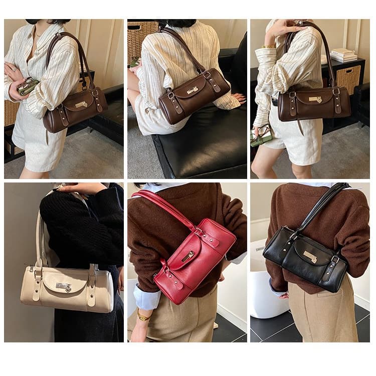 Retro baguette bag women's shoulder underarm bag