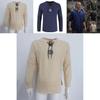 Medieval Men's Tops Vintage Ancient Viking Long Sleeve Retro Cosplay T-shirt For All Occasions
